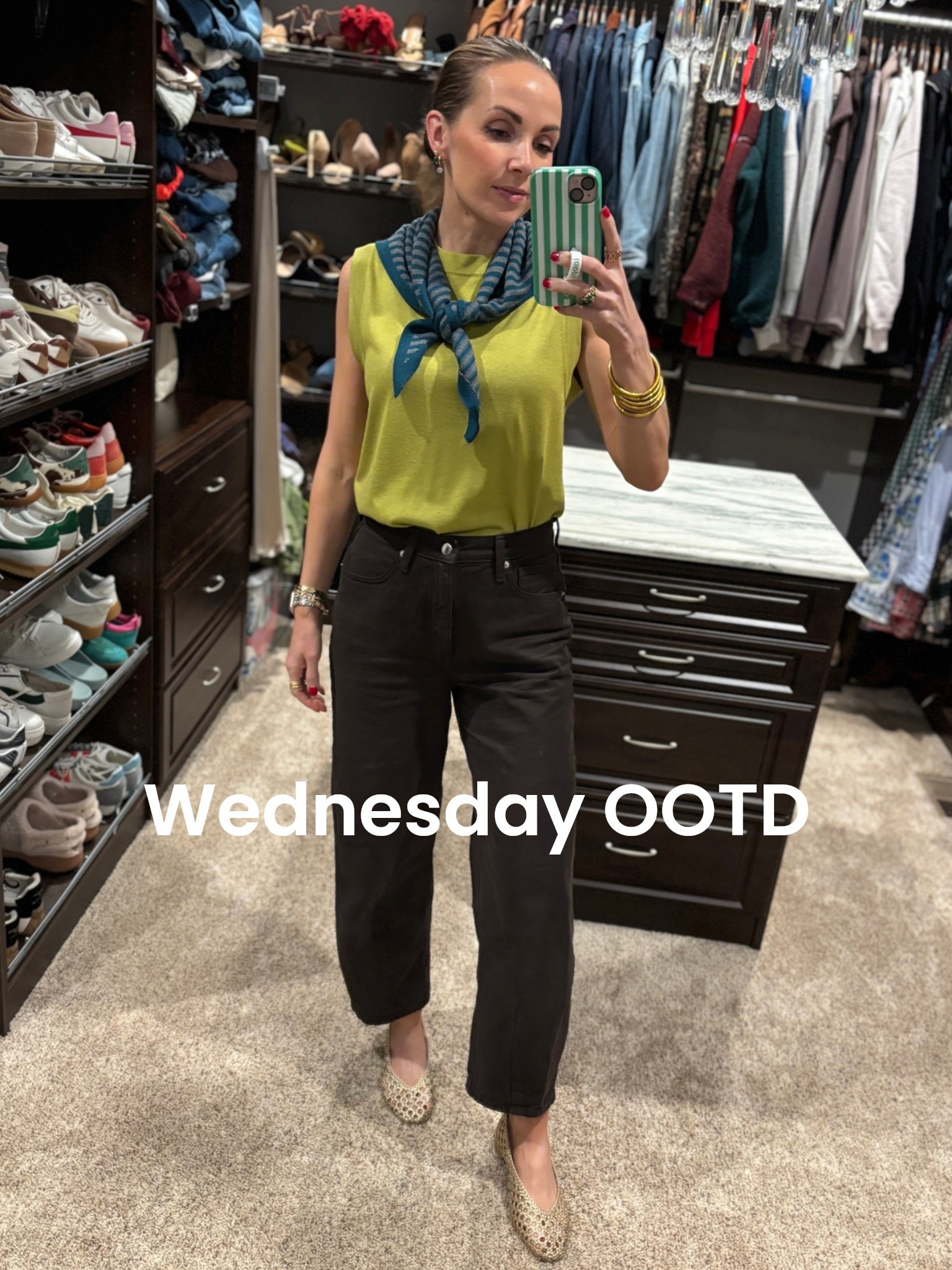 Today’s outfit of the day with a color combo I’m loving!