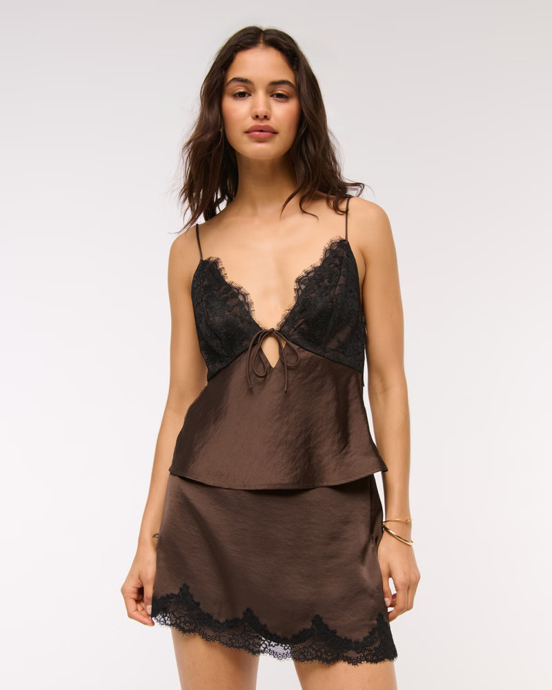 Women's The A&F Bella Tie-Front Cami | Women's Tops | Abercrombie.com | Abercrombie & Fitch (US)