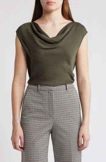 Theory Modern Cowl Neck Silk Top | Nordstrom | Nordstrom