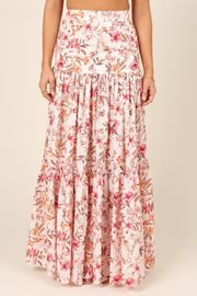Hydra Maxi Skirt - White Floral | Petal & Pup (US)