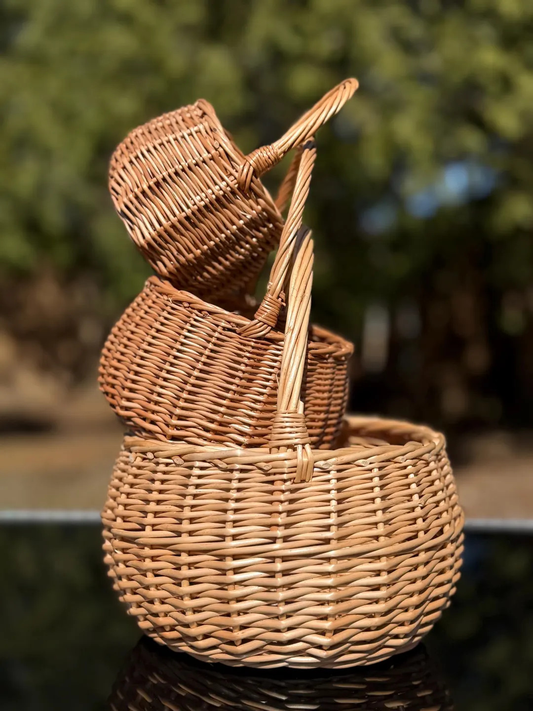 Handwoven Willow Basket with Handle: Rustic Children's Gift Basket | Etsy (US)