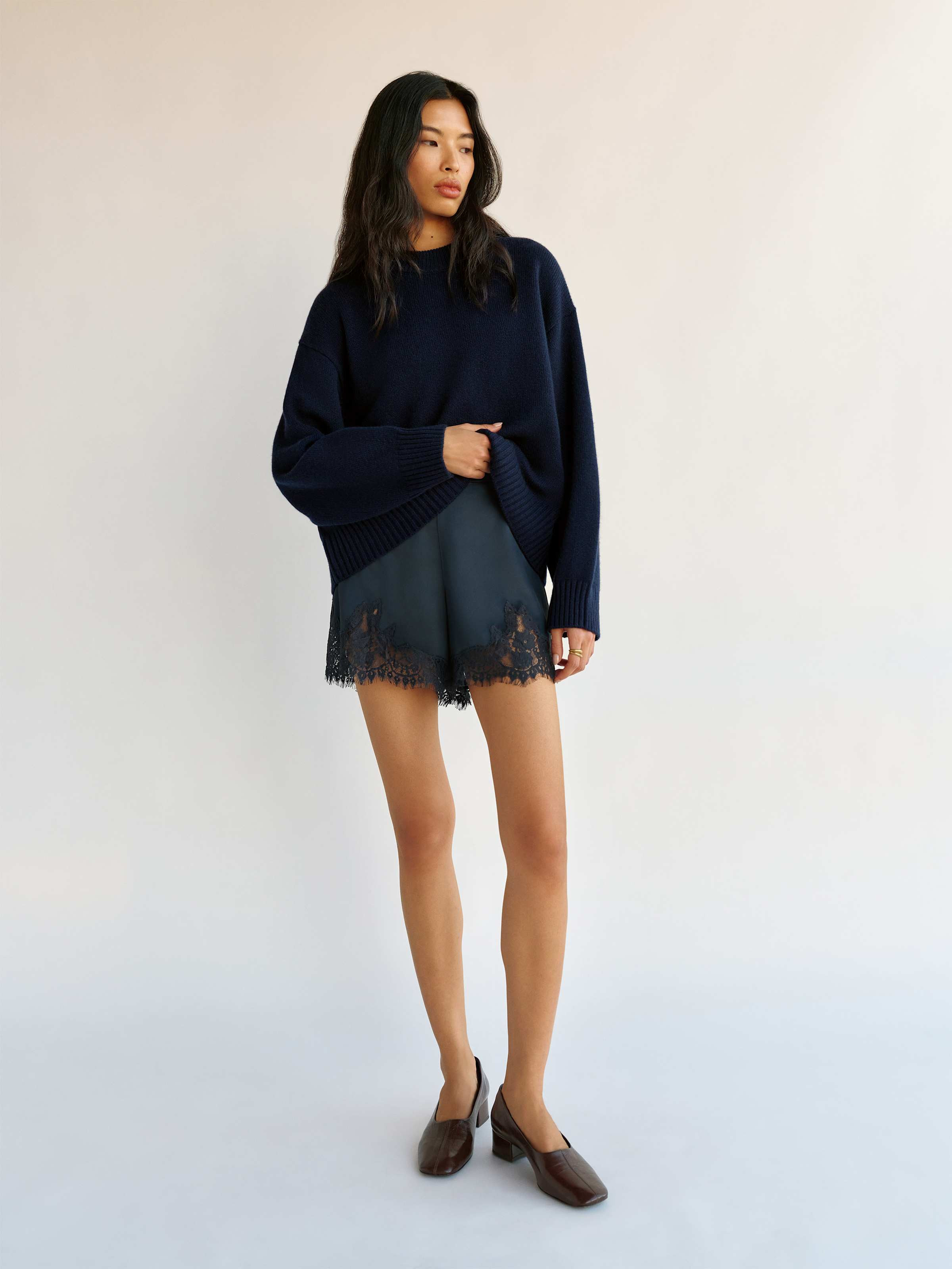 Cove Cashmere Oversized Crew | Reformation (Global)