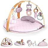 Ingenuity Cozy Spot Reversible Duvet Activity Gym & Play Mat with Wooden Bar - Calla, Ages Newborn + | Amazon (US)