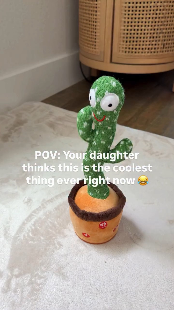 My daughter literally loves anything that crawls, dances, sings. It keeps her engaged for so long. This cactus plays over 35 songs, it’s super soft, and because it’s small, it’s perfect for little hands to be able to grab and pick up.

#babytoys #babyactivities #kidstoys #7monthsold

#LTKBaby #LTKKids