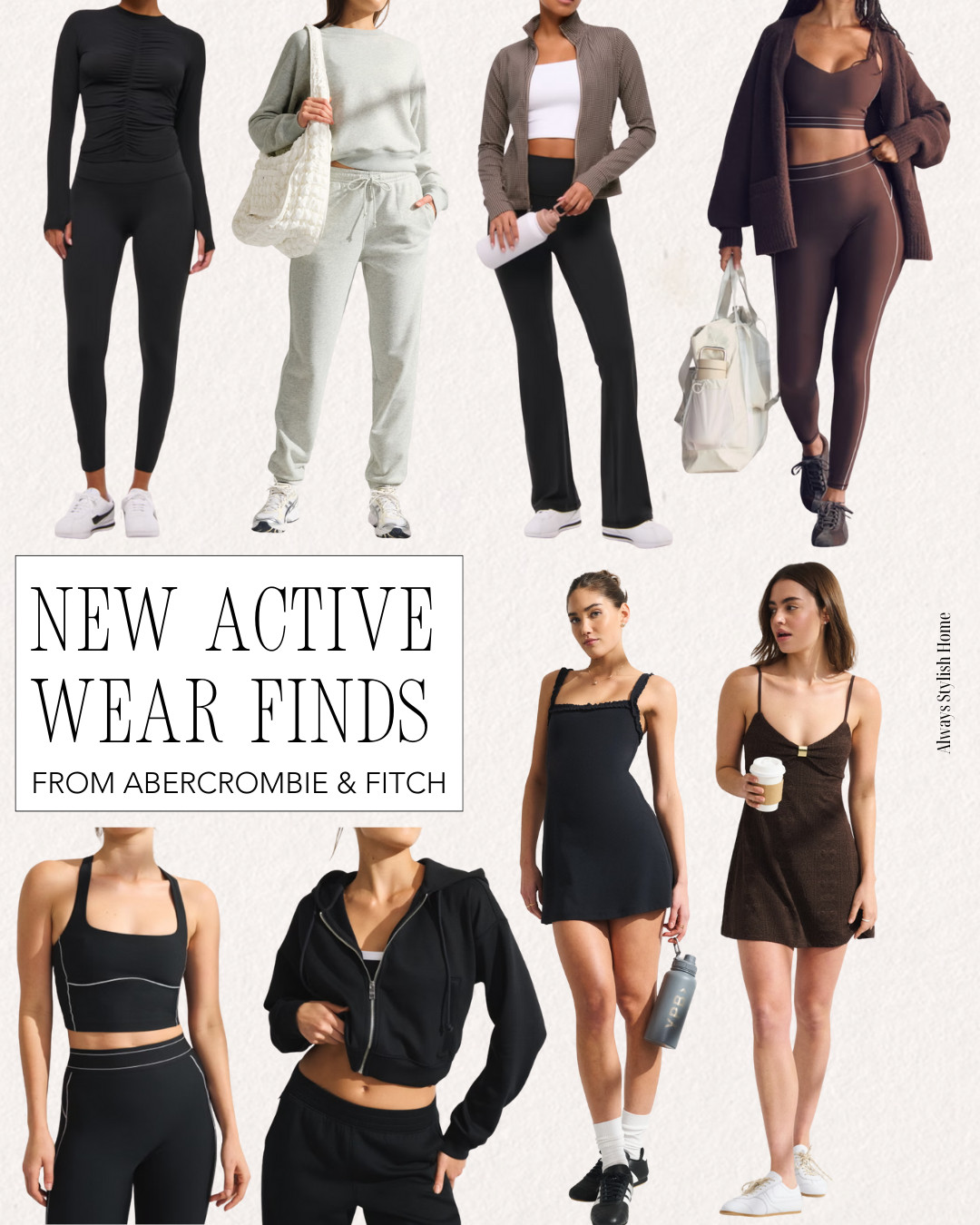 Abercrombie activewear finds featuring flattering leggings, supportive sports bras, trendy workout sets, and everyday athleisure perfect for gym, travel, and casual wear. 

 #LTKgrwm #LTKfitnessgoals #LTKActive