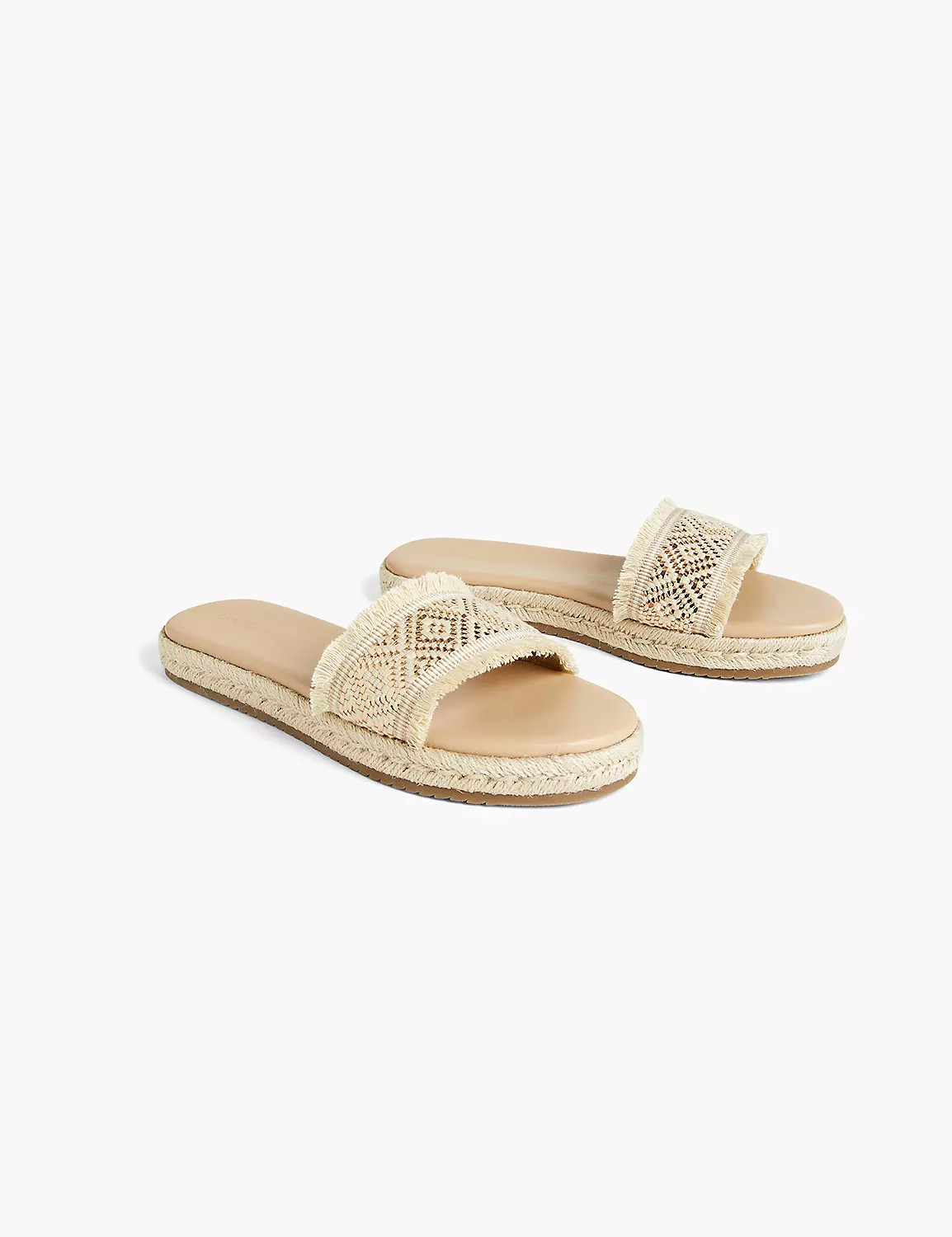 Dream Cloud Geometric Fringe Espadrille Sandal | LaneBryant | Lane Bryant (US)