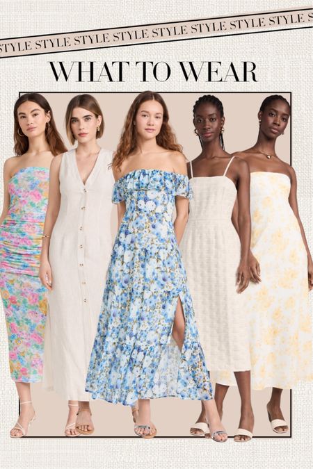 Spring dresses Shopbop 

#LTKSeasonal #LTKstyletip