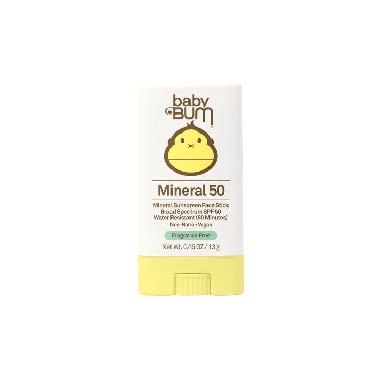 Baby Bum Mineral Sunscreen Tube, SPF 50 - 0.45oz | Target