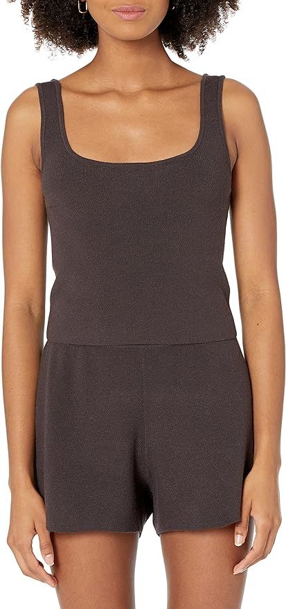 The Drop Women's Angelica Cropped Supersoft Scoop-Neck Tank | Amazon (US)