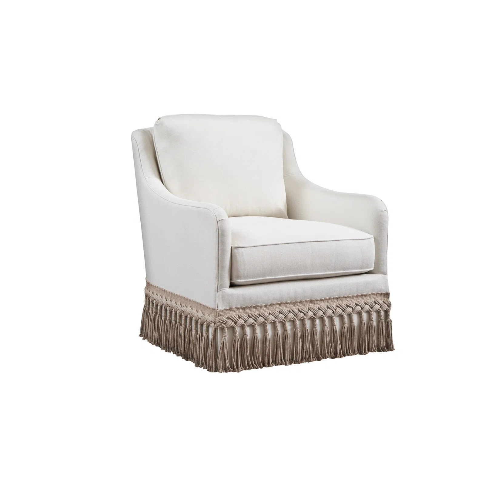 Barclay Butera Upholstery Slipcovered Swivel Armchair | Perigold