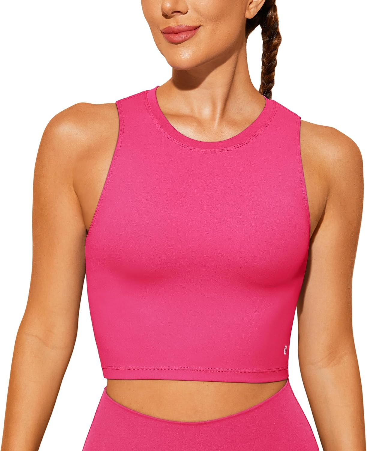 Natural Feelings Sports Bras for Women Removable Padded Yoga Tank Tops Sleeveless Fitness Workout... | Amazon (US)