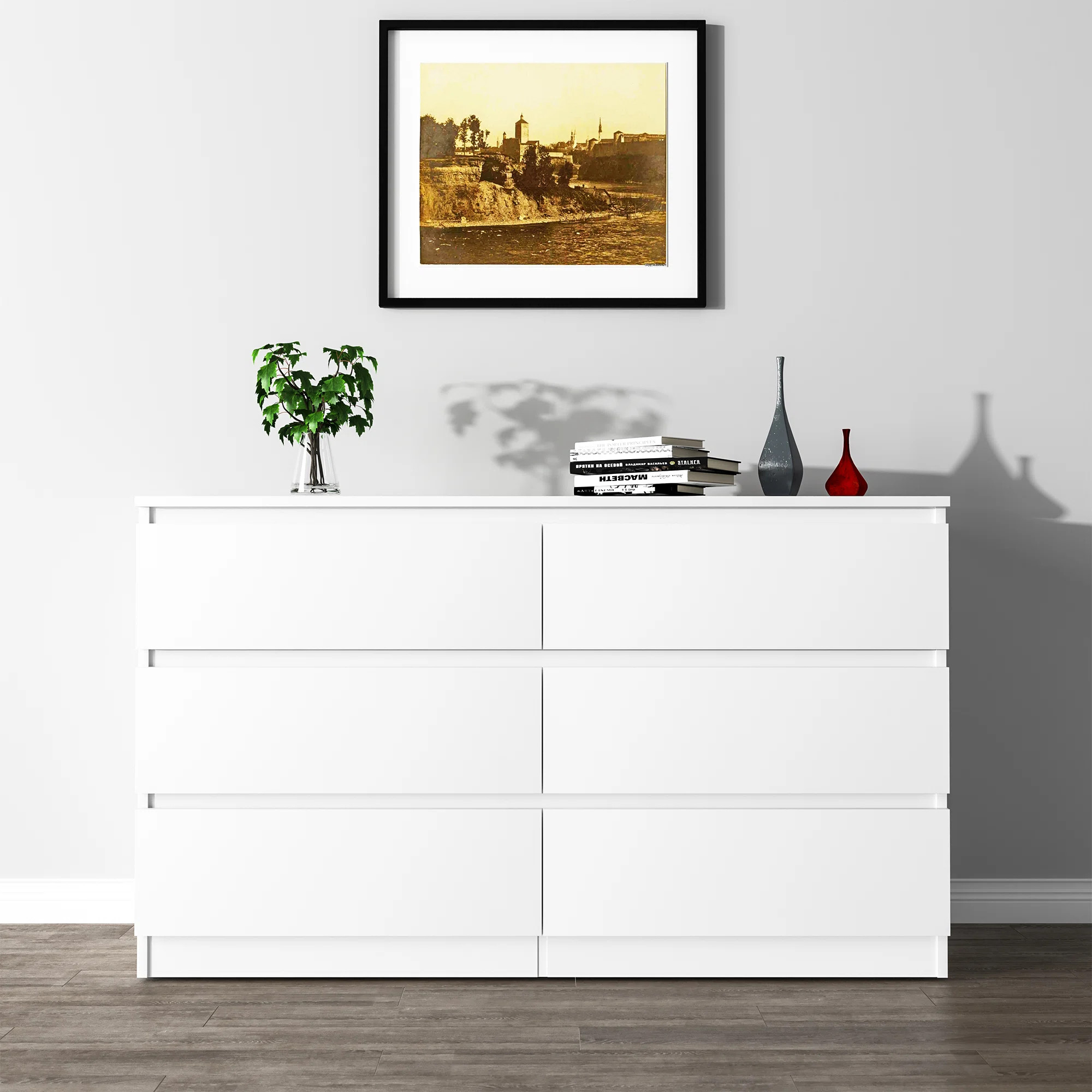 Bisset 47.25'' W 6 - Drawer Dresser | Wayfair North America