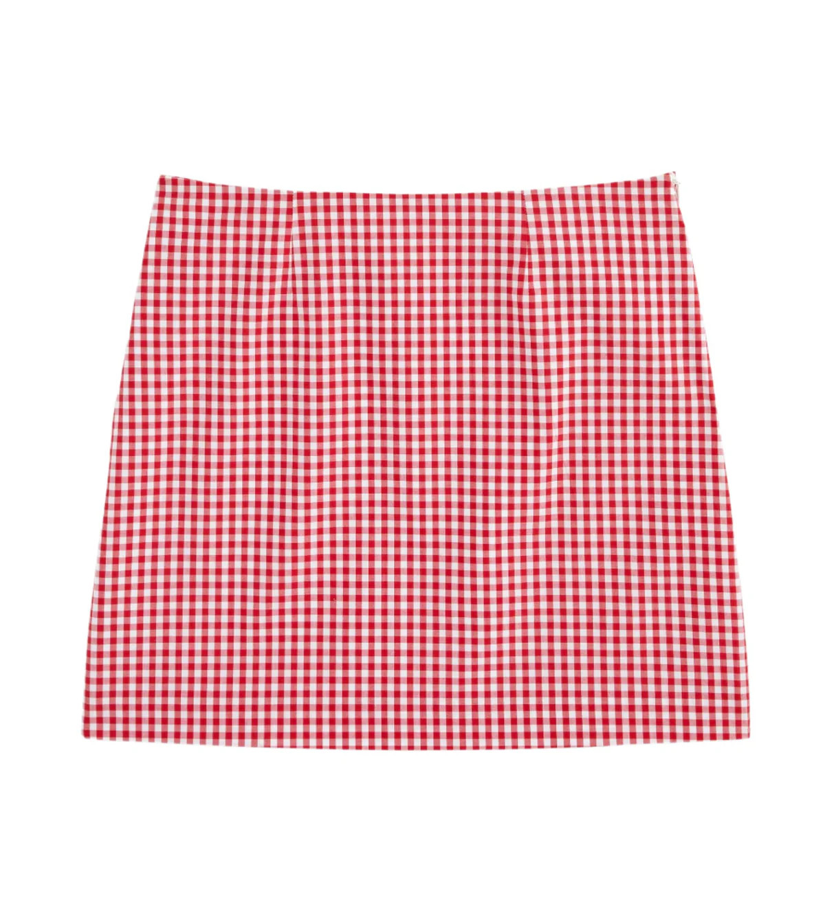 Red Gingham Mini Skirt | Over The Moon
