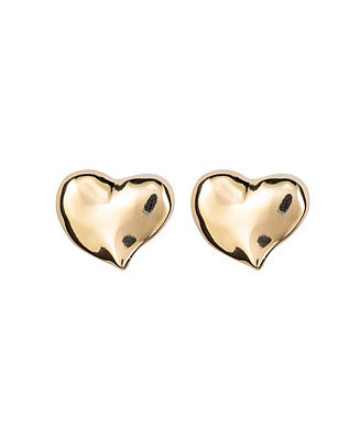UNOde50 Medium Heart Shaped Metal Alloy Earring - Macy's | Macy's