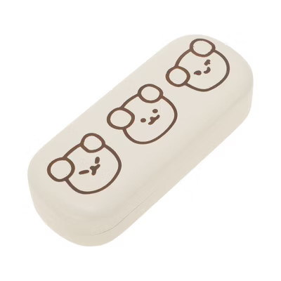 Unique Bargains Stylish Eyeglasses Case 6.3"x2.64"x1.46" Beige 1 Pc | Target