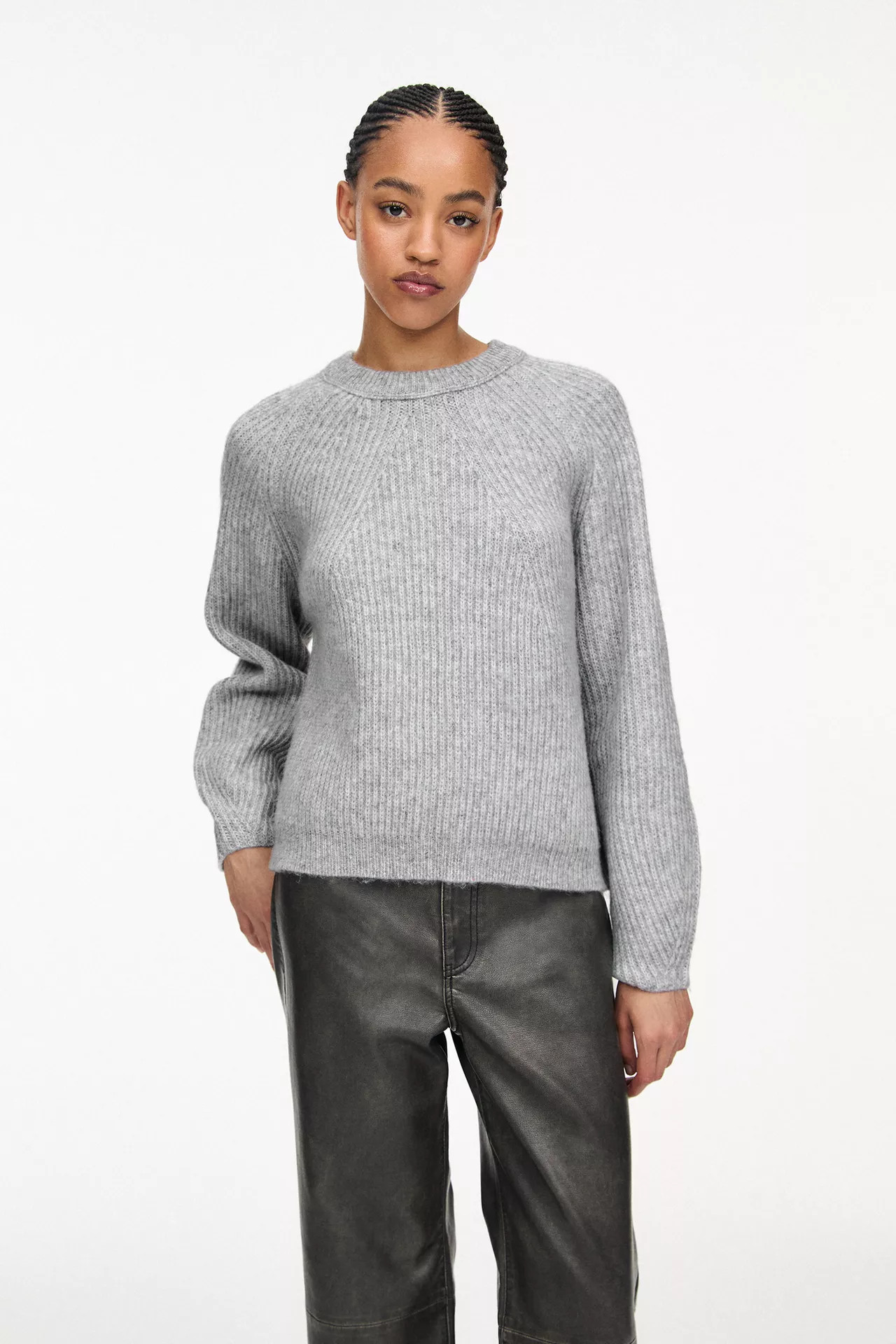 Soft purl knit jumper | PULL and BEAR UK