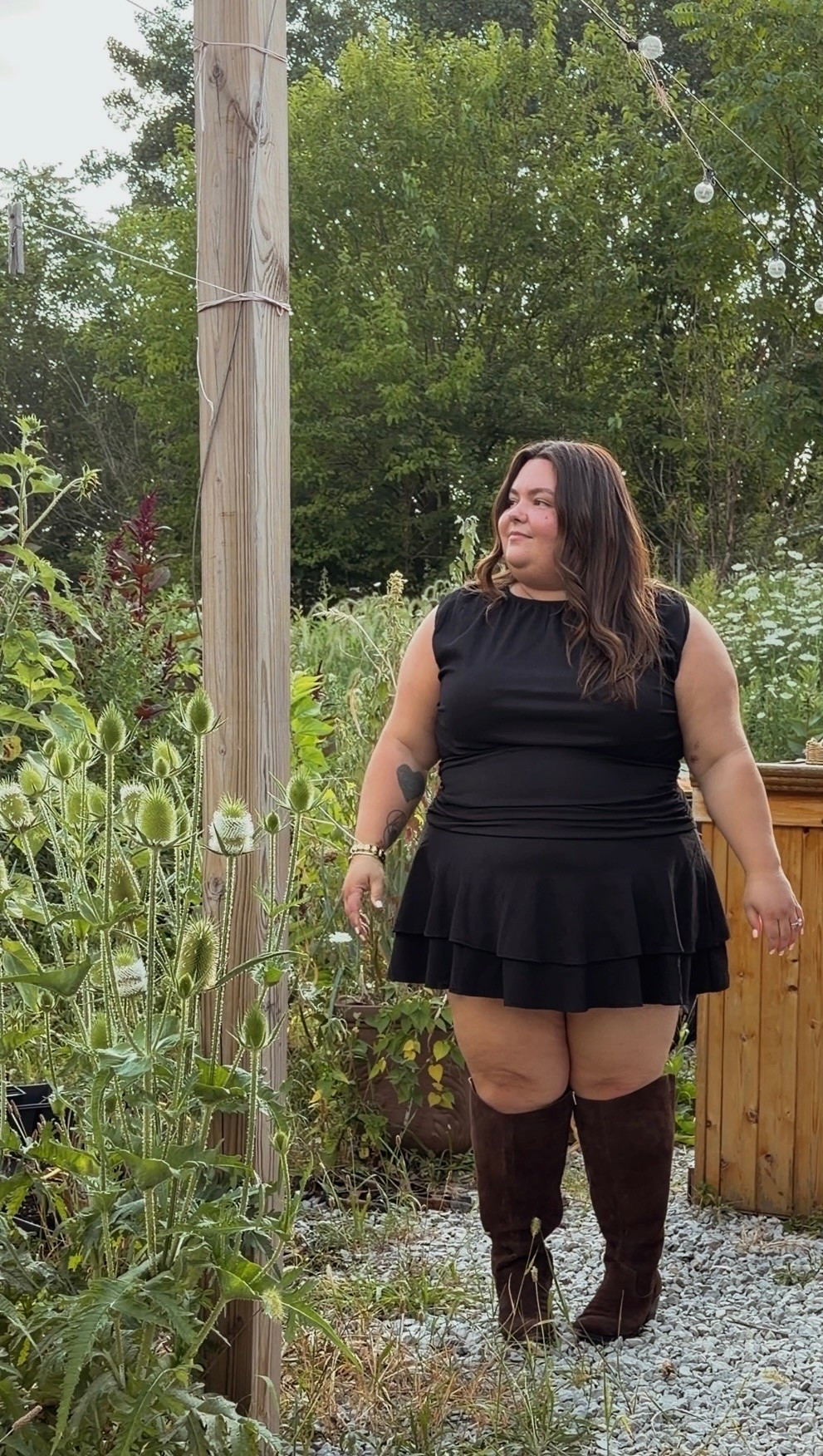 Plus size mini dress and extra wide calf boots 
- dress from H&M size XXL
- boots from Dolce Vita size 9 extra wide calf

#LTKootd #LTKMidsize #LTKPlusSize