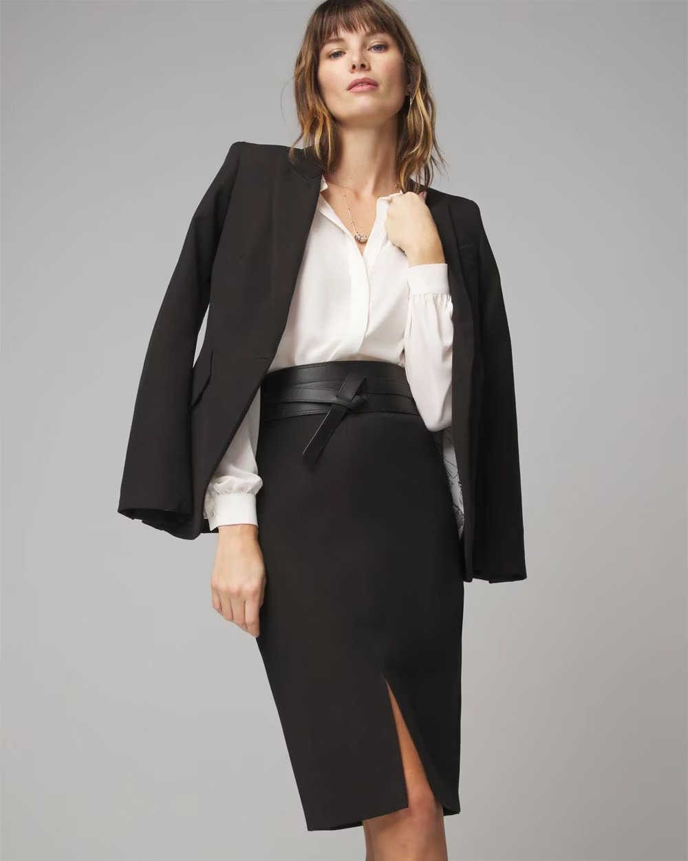 Comfort Stretch Pencil Skirt | White House Black Market