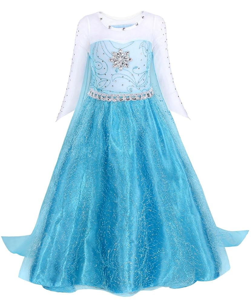 Jurebecia Girls Costume Princess Dress up Birthday Halloween Kids Party Cosplay Outfit 3-12 Years | Amazon (CA)