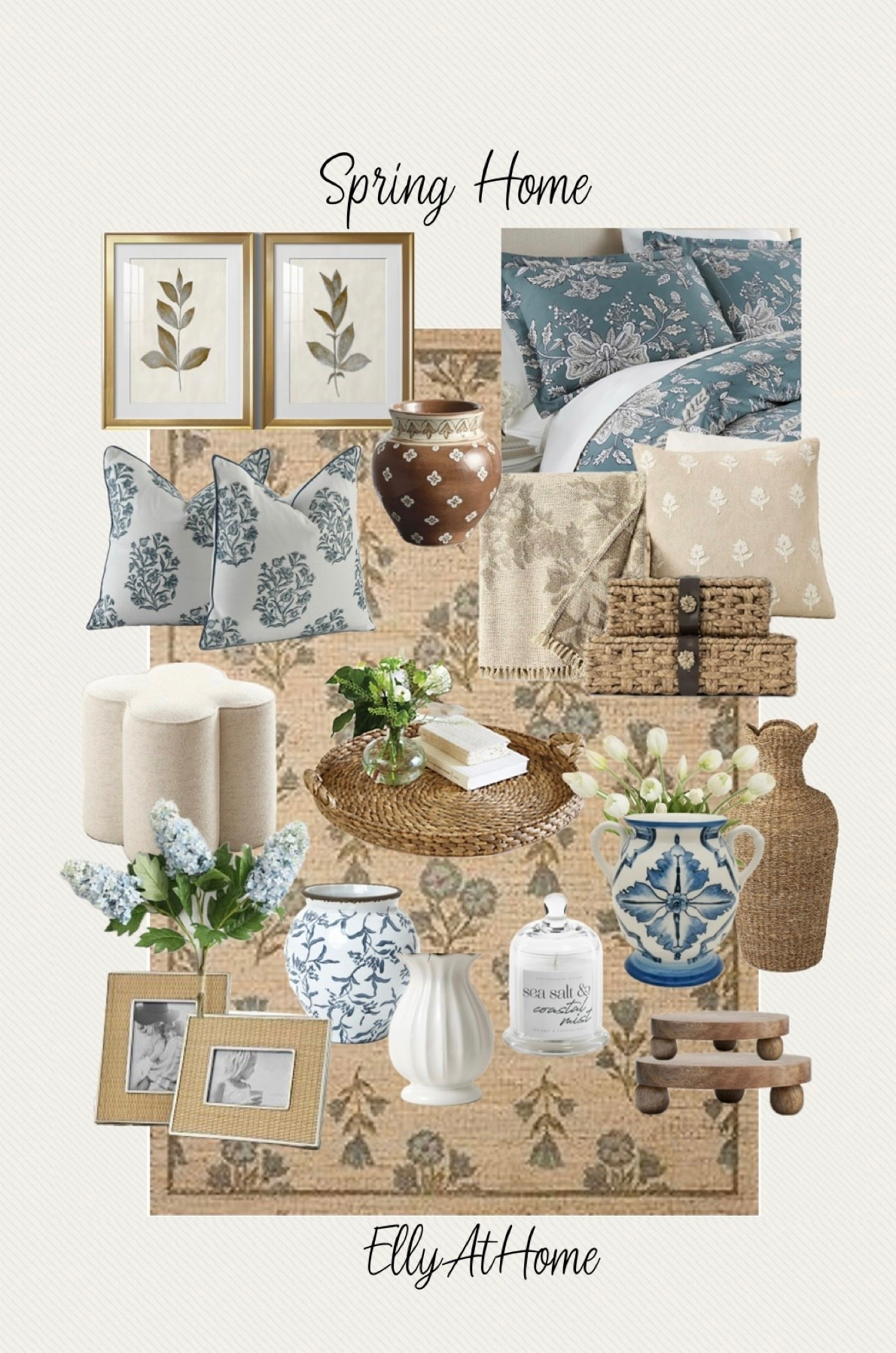Shop area rug, throw pillows, vases, florals, treats, ottoman, artwork, frames and more spring home decor accessories. Some selections on sale, free shipping. Target, Amazon home, Wayfair, Pottery Barn, Kirkland’s home, 

#LTKHome #LTKdayinmylife #LTKSaleAlert