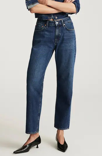Mavi Jeans Savannah High Waist Wide Straight Leg Jeans | Nordstrom | Nordstrom