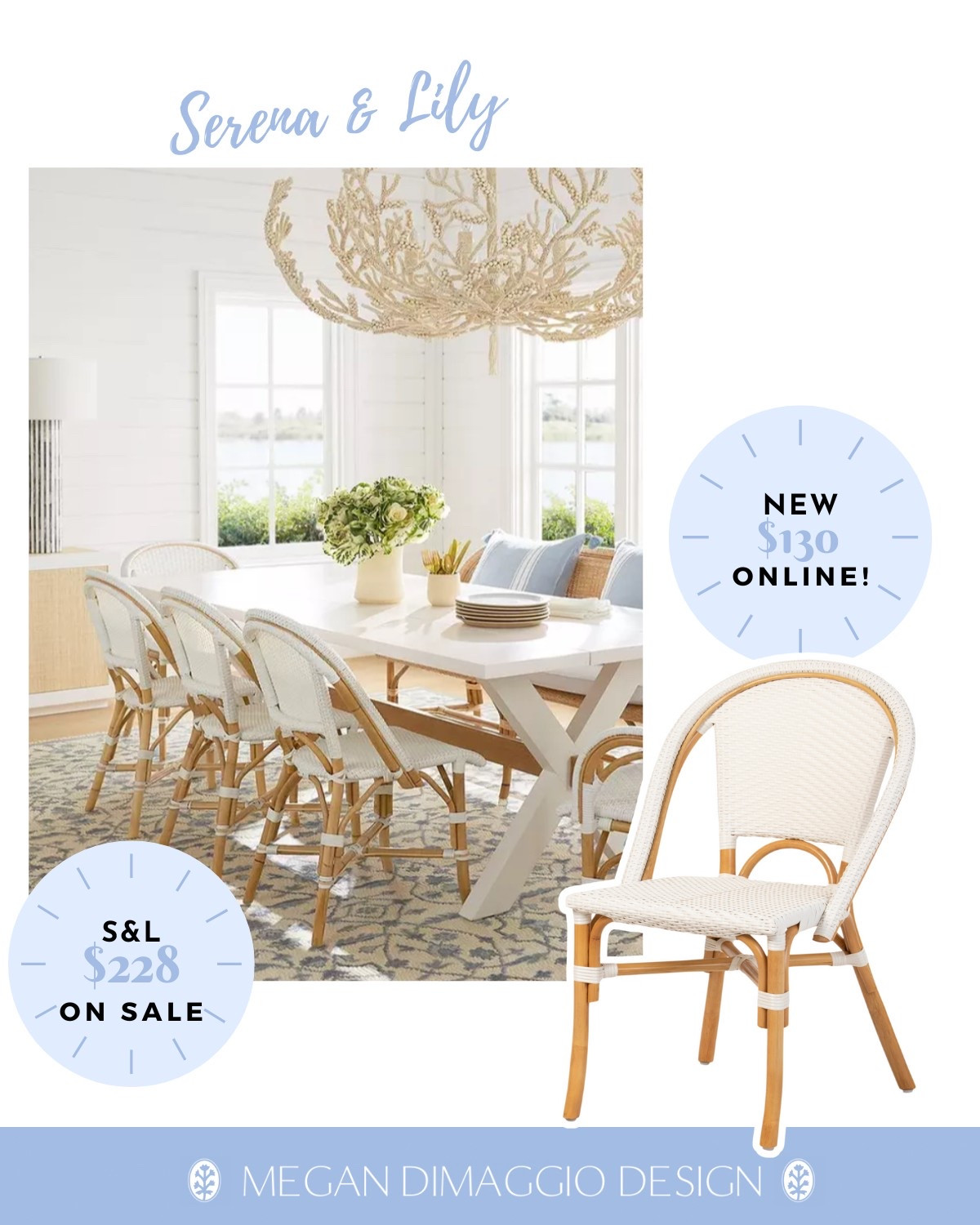 🚨 High SELLOUT RISK!! 🚨 Wow!! Finally online to shop! Score these Serena & Lily look for less Riviera bistro dining chairs for only $130 & free shipping w/ code: SHIP89 🙌🏻😍🏃🏼‍♀️🏃🏼‍♀️🏃🏼‍♀️

The real deal are on sale right now but I’ve seen the dupes in person and they’re so nice!! Not outdoor friendly, these are made with real rattan!! Plus great for families because the rattan is easily wipeable!

#LTKFamily #LTKHome #LTKSaleAlert