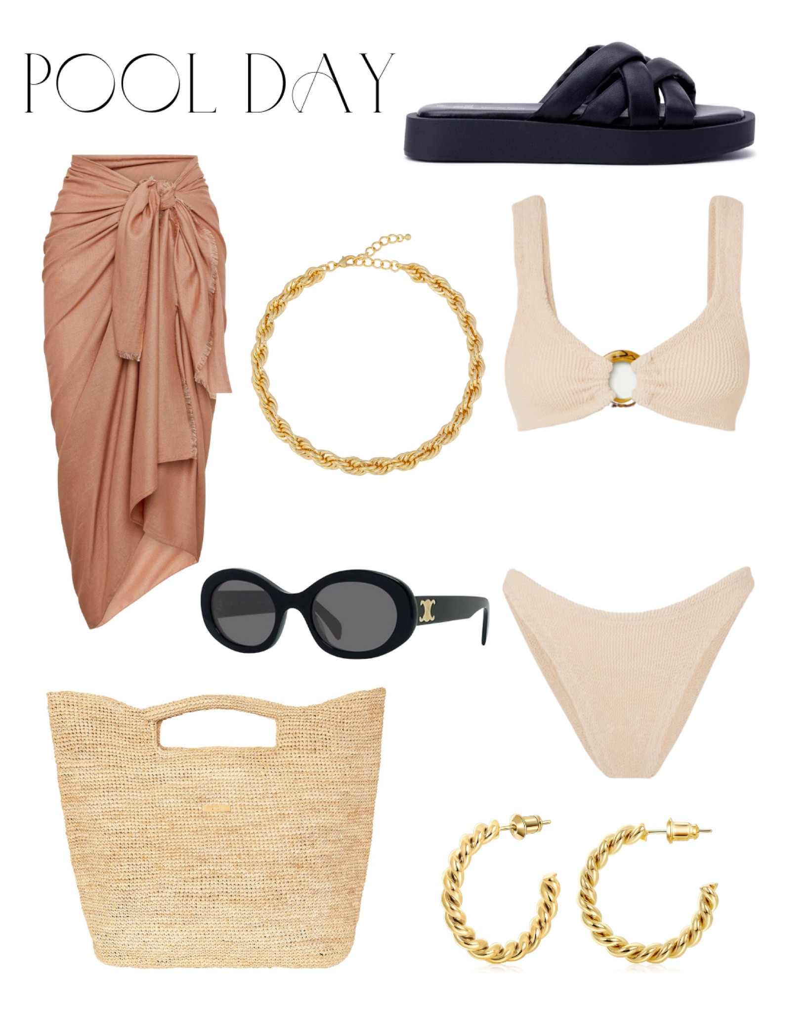 Pool day outfit // bikini // swimwear // luxury swim // designer swimwear // Monday Swimwear // Hunza G // beach vacation outfit // pool bag // beach bag // beach coverup // pool coverup // resort outfit // getaway outfit 

#LTKSeasonal #LTKcurves #LTKswim