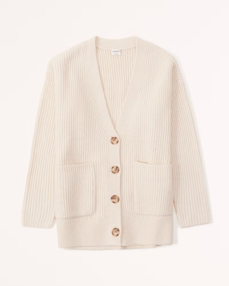Fluffy Oversized Cardigan | Abercrombie & Fitch (US)