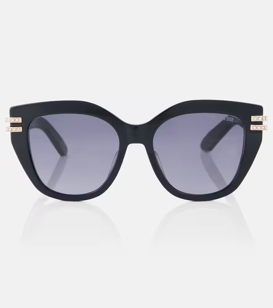 Dior Eyewear CDior B4I Butterfly embellished sunglasses | Mytheresa (US/CA)