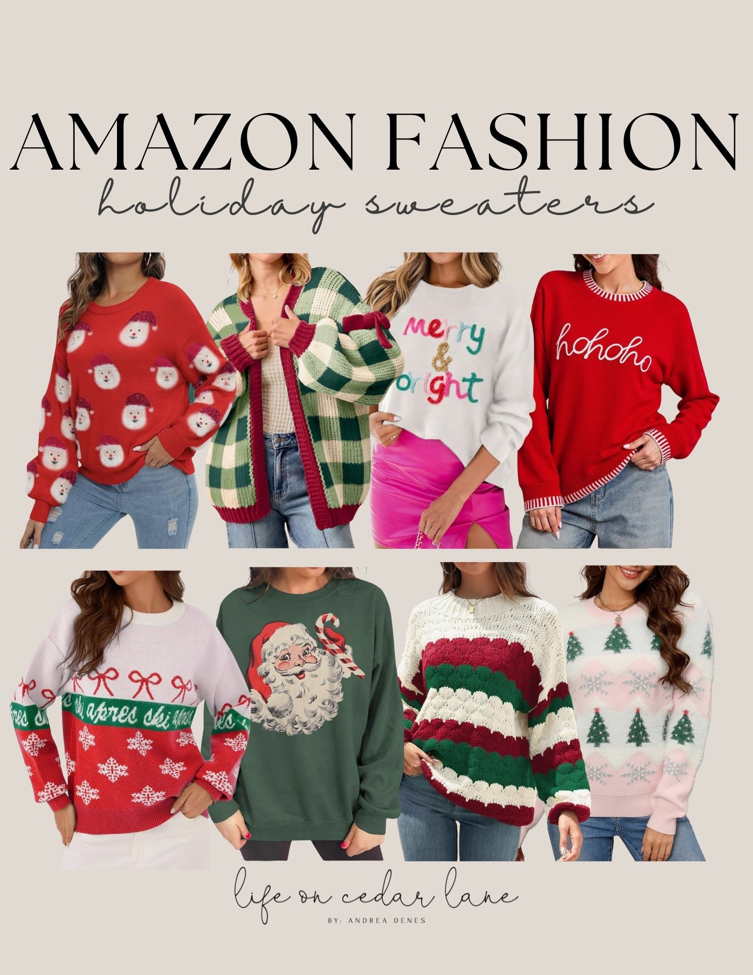 Feeling festive? Try these holiday sweaters from Amazon! #amazonstyle


#LTKHoliday #LTKGiftGuide #LTKSaleAlert