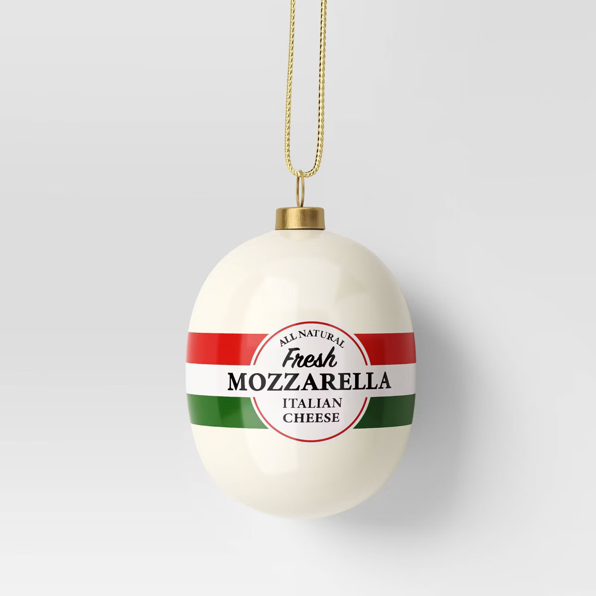 3" Christmas Glass Mozzarella Ornament - Wondershop™ | Target