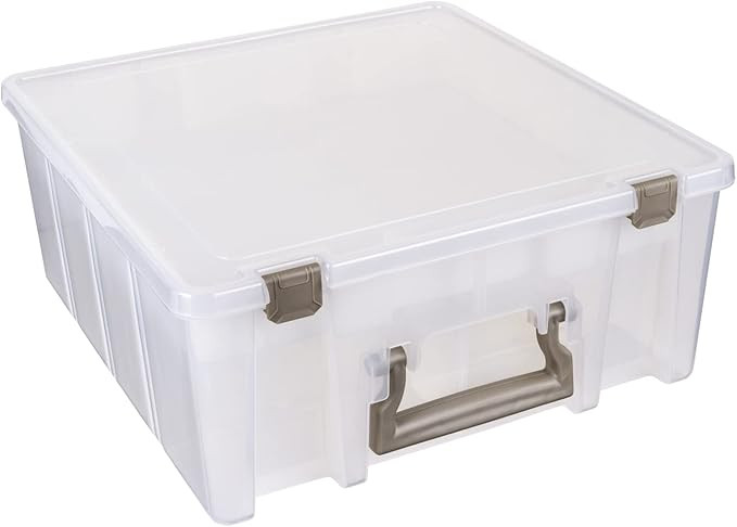 ArtBin 6899AZ Super Satchel Double Deep with Lift-Out Tray Storage Container, Portable Arts & Cra... | Amazon (US)