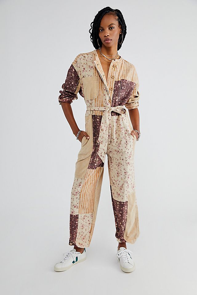 Road Trip Patched Coveralls | Free People (Global - UK&FR Excluded)