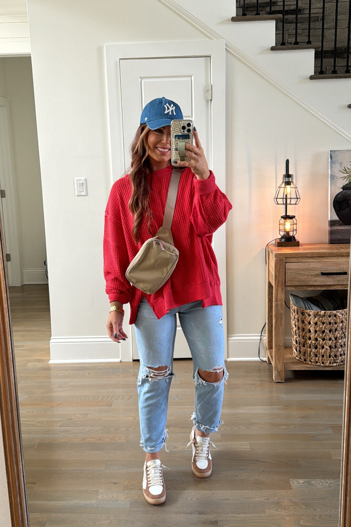 Living in these waffle knit tops this fall! I’m in a small! ♥️ 

#falltops @americaneagle #americaneagle 

#LTKFallSale #LTKFindsUnder50 #LTKStyleTip