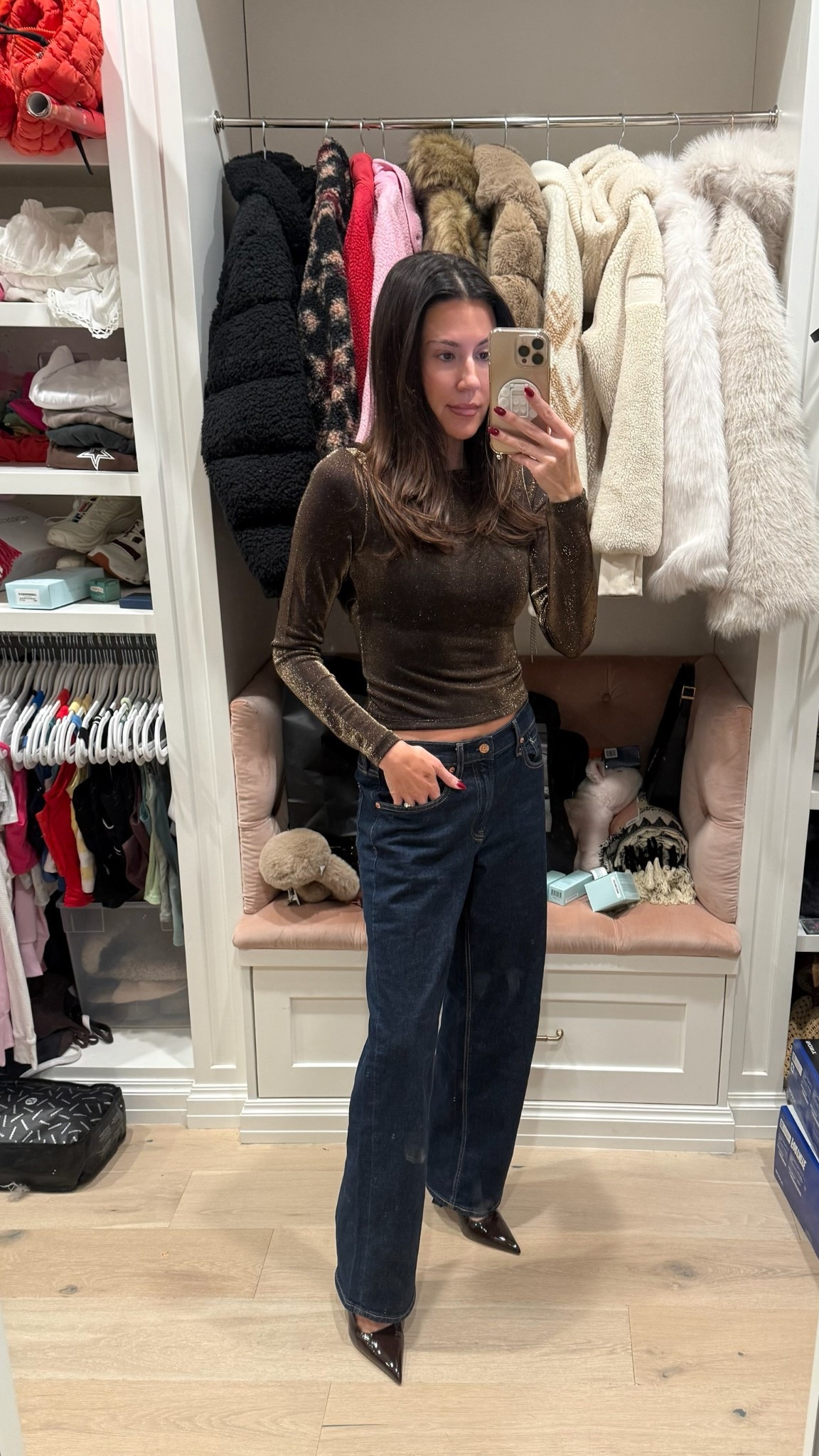 Date night outfit love this top from @abercrombie 

#LTKFindsUnder100 #LTKSeasonal