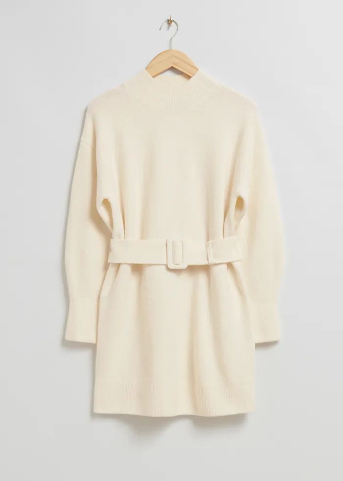 Belted Mini Knit Dress | & Other Stories US