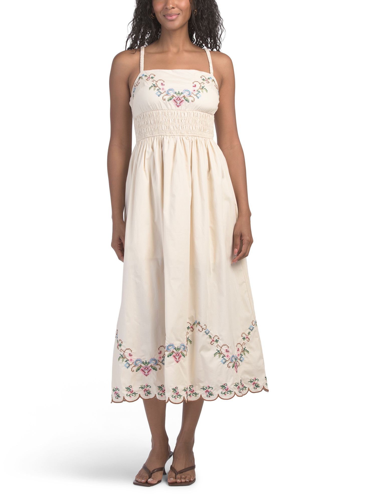 Embroidery Maxi Dress | TJ Maxx
