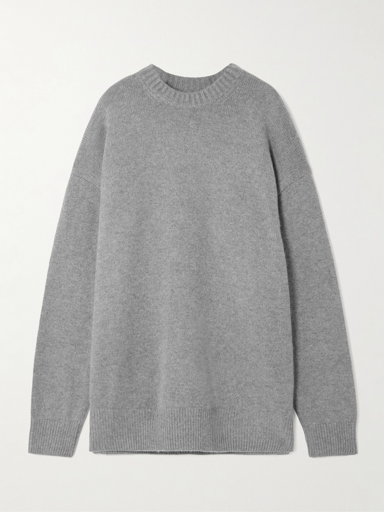 SKIMS - Oversized Cashmere Sweater - Dark Heather Gray | NET-A-PORTER (US)