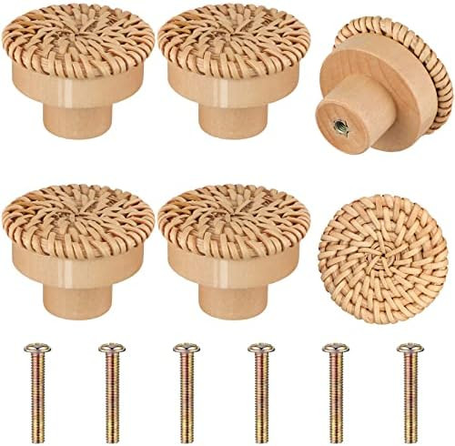 Boho Rattan knobs | Amazon (US)