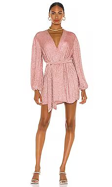 retrofete Gabrielle Robe Dress in Dusty Rose from Revolve.com | Revolve Clothing (Global)