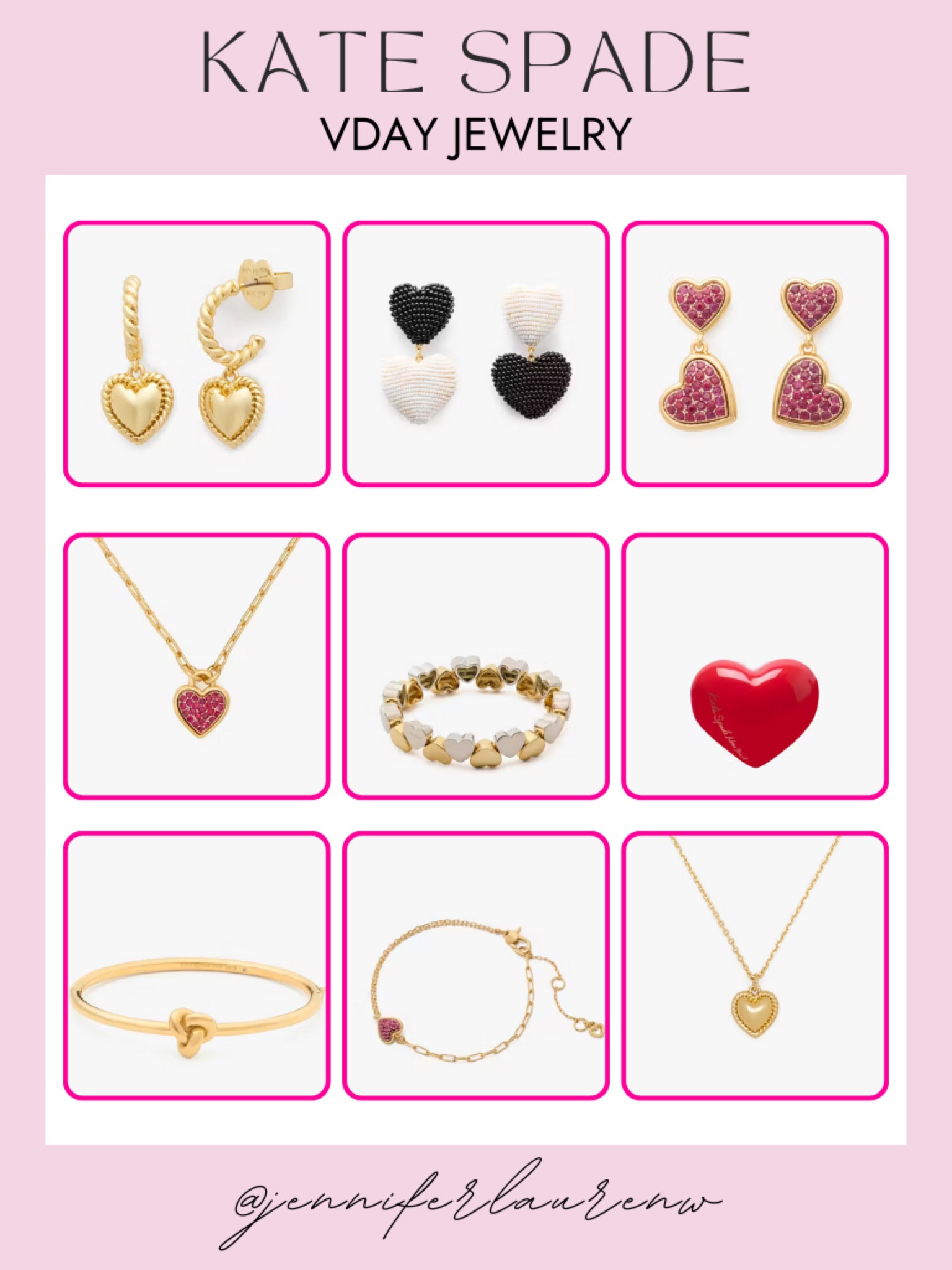 💕 Sweet little sparkles for your special someone (or yourself 😉). These Kate Spade jewelry pieces are perfect for Valentine’s Day gifting—chic, timeless, and oh-so-romantic! 💖✨ #GiftYourself #ValentinesDayReady
#KateSpade #ValentinesDayGifts #JewelryLover #SparkleSeason #ChicAndTimeless #GiftGuide #AccessoryAddict #TreatYourself #RomanticVibes



#LTKStyleTip #LTKFindsUnder100 #LTKGiftGuide
