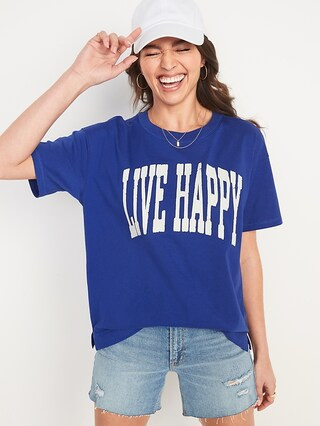 Vintage Graphic Easy T-Shirt for Women | Old Navy (US)