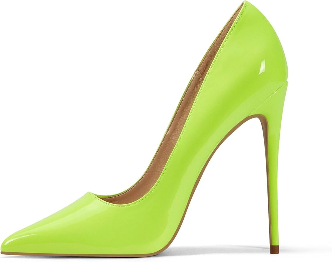 Elisabet Tang Women Pumps, Pointed Toe High Heel Glitter Rhinestone Heels Sparkly Prom Shoes Stil... | Amazon (US)