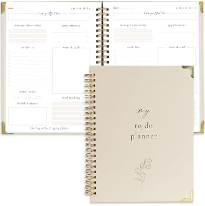 Beautiful To Do List Notebook - Aesthetic Daily Planner to Easily Organize Your Tasks And Boost P... | Amazon (US)