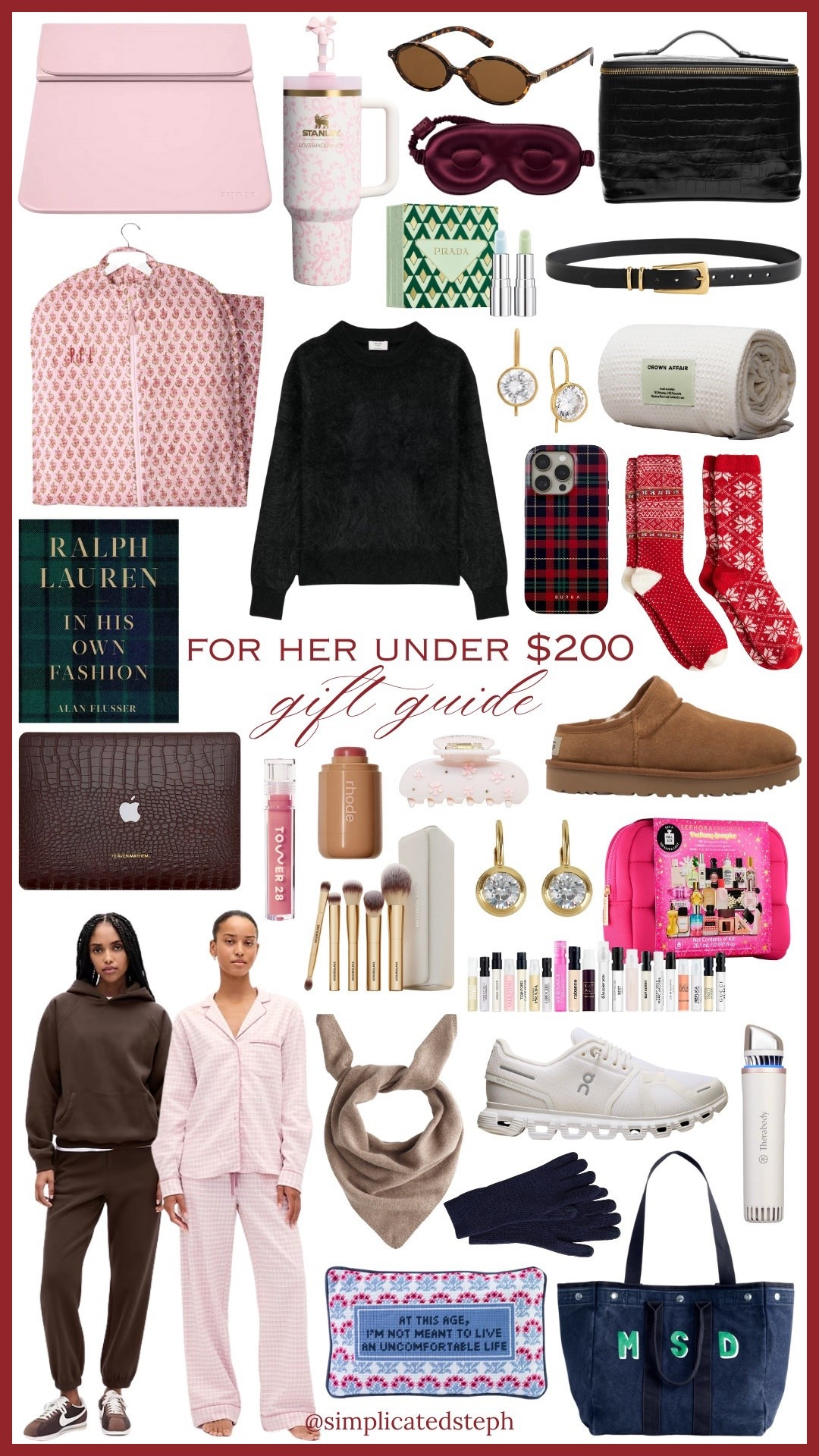 Gifts for her 
Gifts for her under $100
Gifts for her under $200
Secret Santa gifts 

#LTKGiftGuide #LTKHoliday #LTKSaleAlert