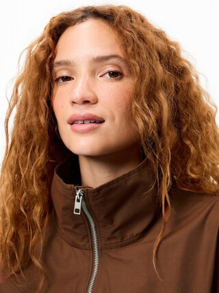 Twill Utility Zip-Front Jacket | Old Navy (US)