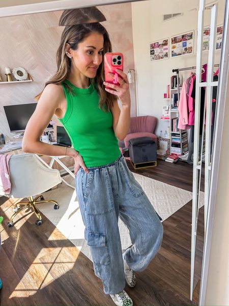 Summer outfit with ribbed tank from old navy 💚

Cropped tank top // Jean joggers // old navy fashion // summer fashion 

#LTKSeasonal #LTKFindsUnder50 #LTKStyleTip