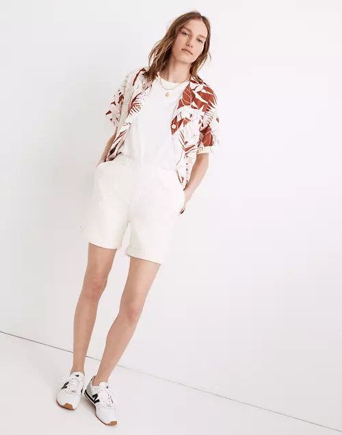 (Re)sourced Cotton Cuffed Sweatshorts | Madewell