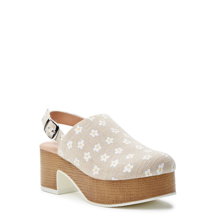 No Boundaries Women's Heeled Clogs | Walmart (US)