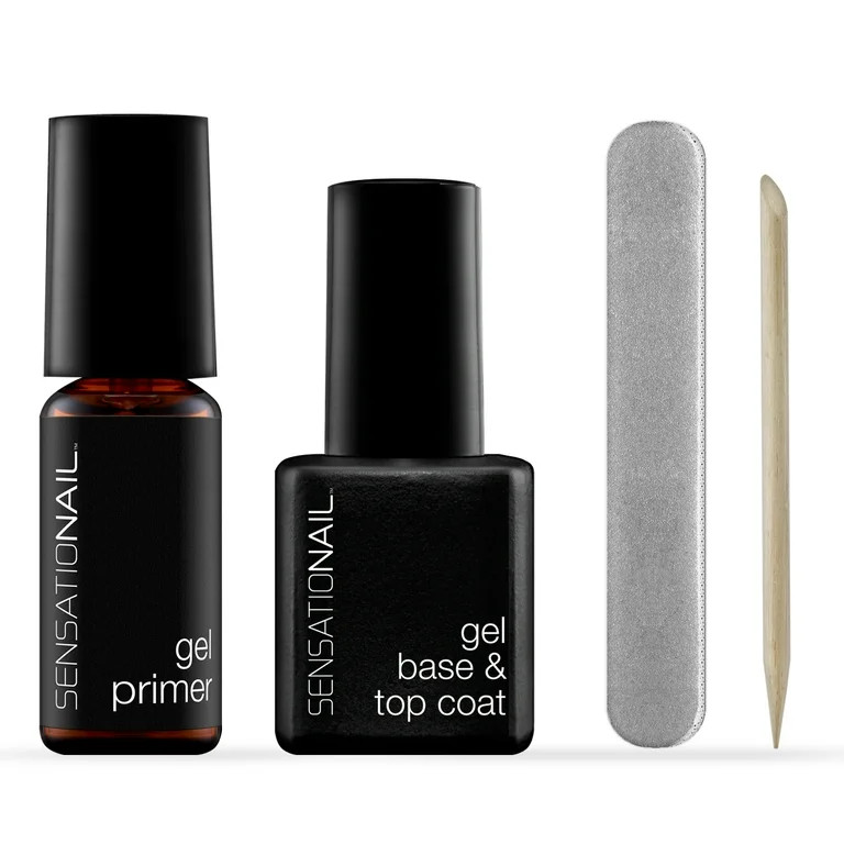 SensatioNail Gel Primer, Base & Top Coat (Clear), 0.12 & 0.25 fl oz | Walmart (US)